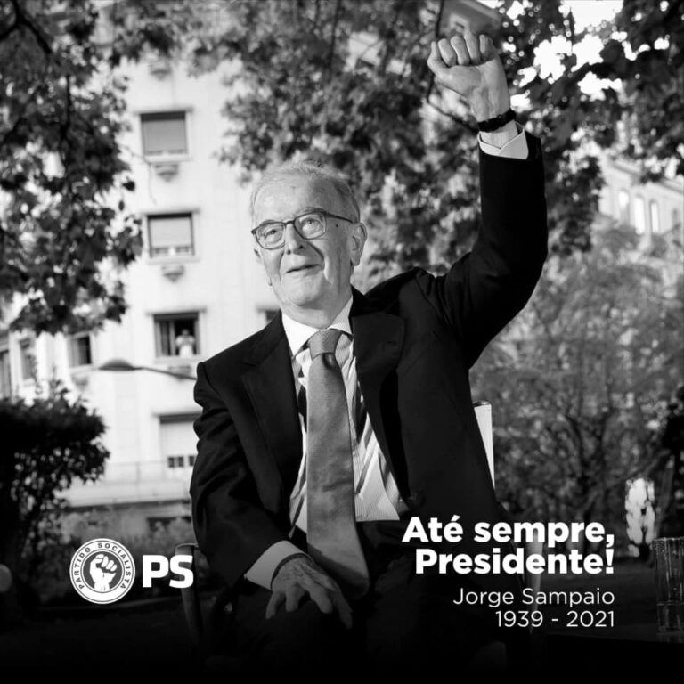PS-M expressa profundo pesar pelo falecimento do Presidente Jorge Sampaio